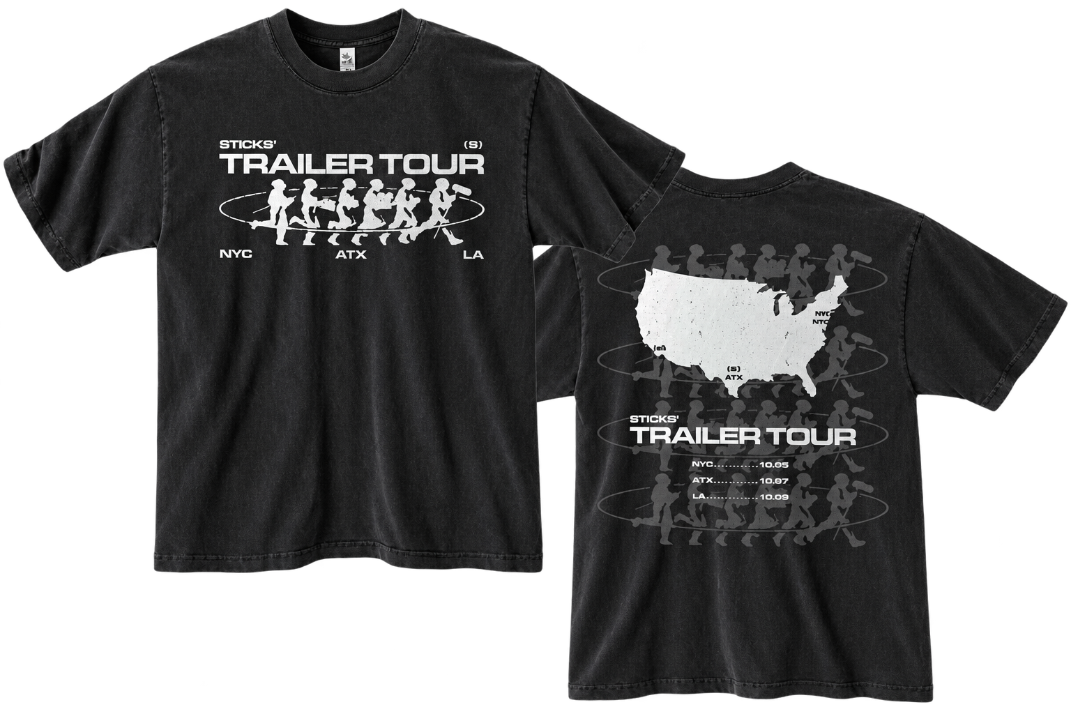 Sticks Trailer Tour t-shirt